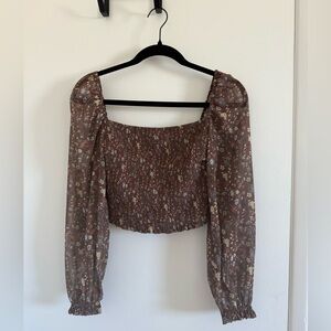 Wilfred Floral Brown Blouse